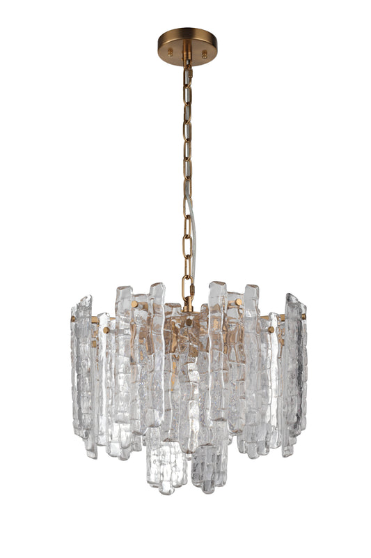 Riviera 5-Light Pendant — Gold