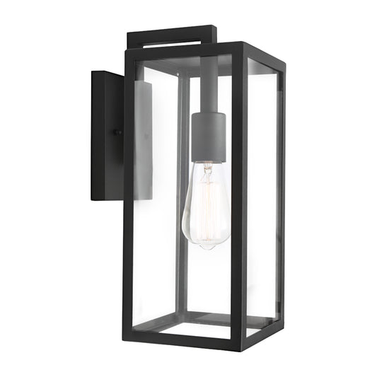 Sedona 1-Light Exterior Wall Light — Black