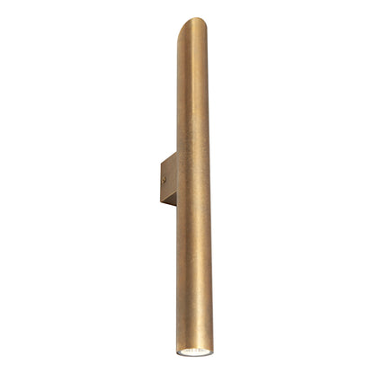 Taupo LED Exterior Wall Light — Aged Brass — view 2