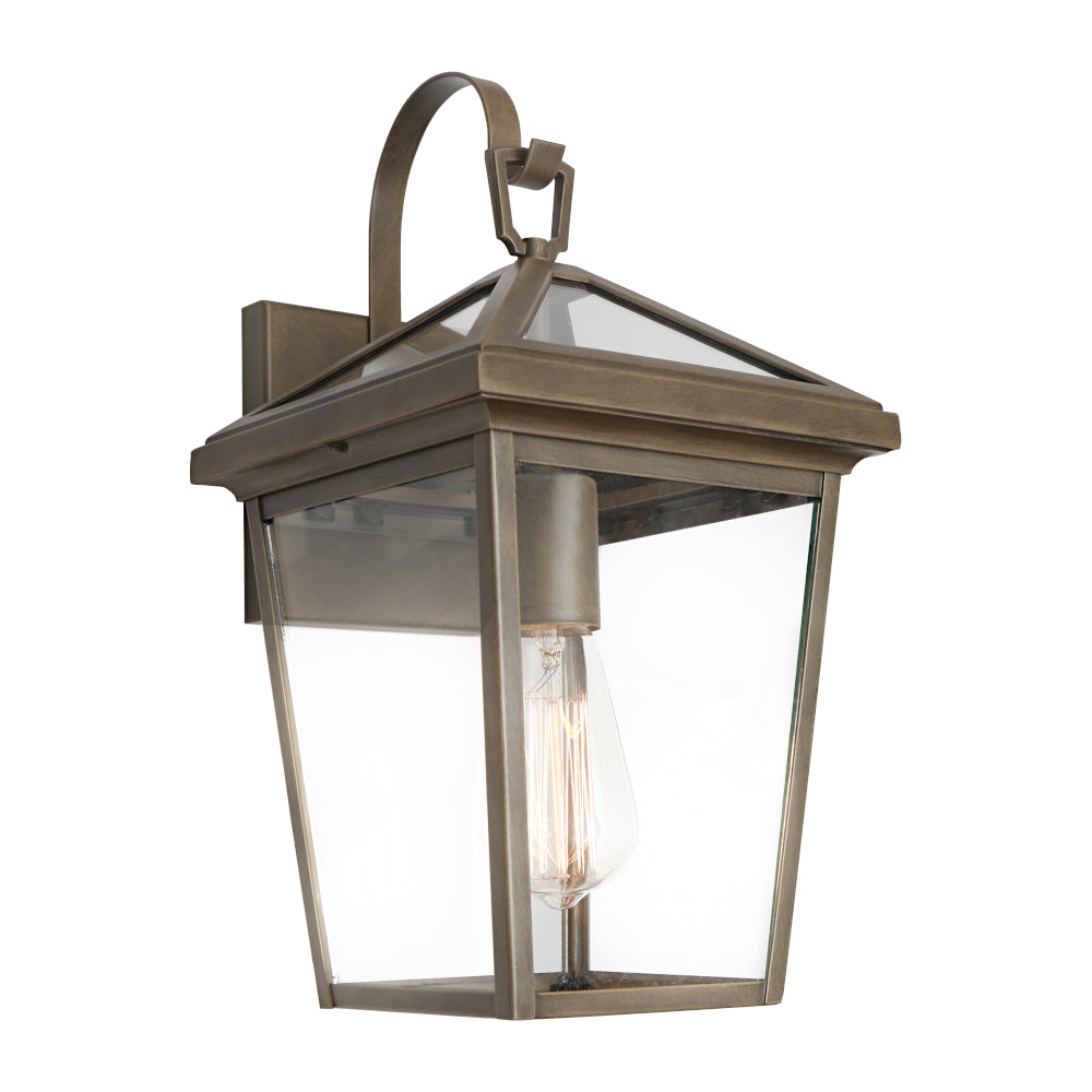 Verona 1-Light Exterior Wall Light — Old Bronze