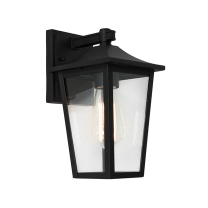 York 1-Light Exterior — Black — view 2