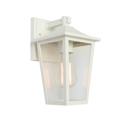 York 1-Light Exterior — White