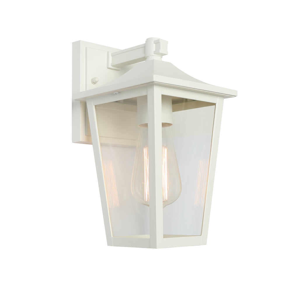 York 1-Light Exterior — White — view 2