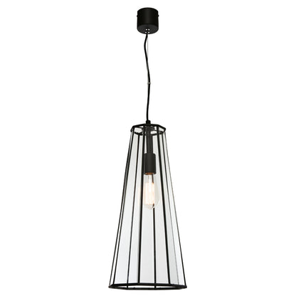 Zara 1-Light Pendant — Black — view 2