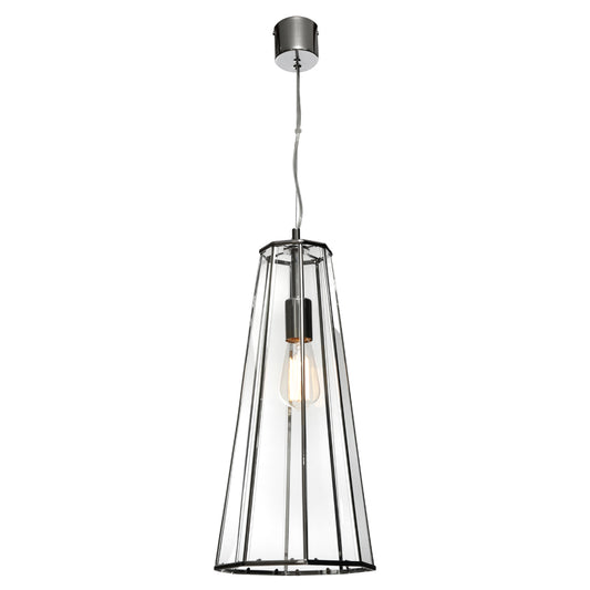Zara 1-Light Pendant — Chrome — view 2